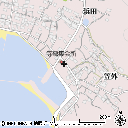 愛知県西尾市寺部町浜田224周辺の地図