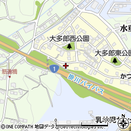 静岡県掛川市大多郎143周辺の地図