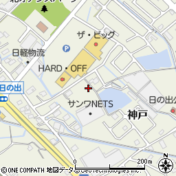 静岡県榛原郡吉田町神戸485周辺の地図