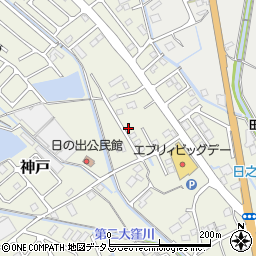 静岡県榛原郡吉田町神戸186周辺の地図