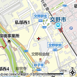株式会社西尾工務店　私部西店周辺の地図
