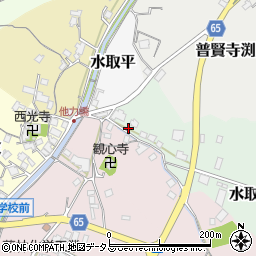 京都府京田辺市水取東光明谷5周辺の地図
