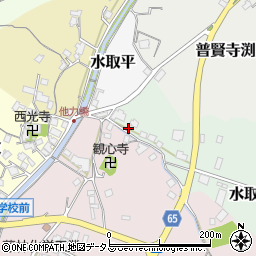 京都府京田辺市水取東光明谷5周辺の地図