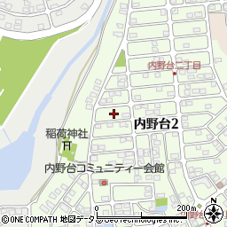 静岡県浜松市浜名区内野台2丁目24周辺の地図