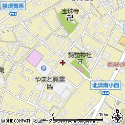 静岡県浜松市浜名区横須賀118周辺の地図