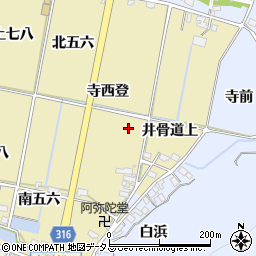 愛知県西尾市吉良町白浜新田宮前周辺の地図