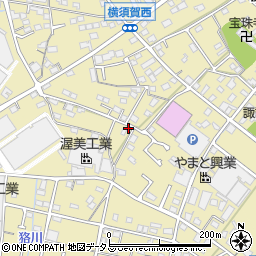 静岡県浜松市浜名区横須賀1685周辺の地図