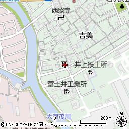 兵庫県姫路市大津区吉美698周辺の地図