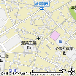 静岡県浜松市浜名区横須賀1693周辺の地図