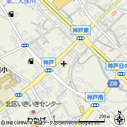 静岡県榛原郡吉田町神戸2163周辺の地図