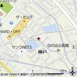 静岡県榛原郡吉田町神戸477周辺の地図