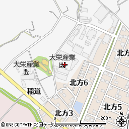 愛知県知多郡美浜町北方柿谷周辺の地図