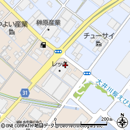 静岡県焼津市飯淵1361-2周辺の地図
