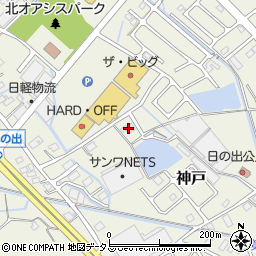 静岡県榛原郡吉田町神戸582周辺の地図