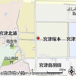 京都府京田辺市宮津塚本43-3周辺の地図