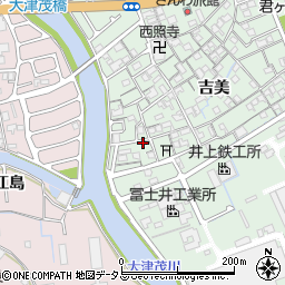 兵庫県姫路市大津区吉美695周辺の地図