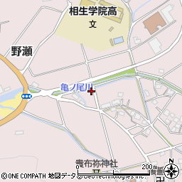 兵庫県相生市野瀬1601周辺の地図