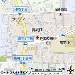 スシロー宝塚高司店周辺の地図