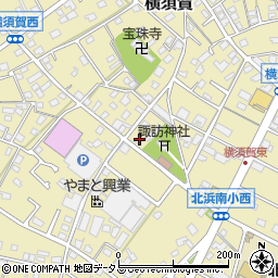 静岡県浜松市浜名区横須賀121周辺の地図
