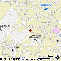 静岡県浜松市浜名区横須賀1720周辺の地図