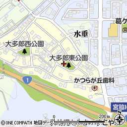 静岡県掛川市大多郎90周辺の地図