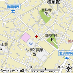 静岡県浜松市浜名区横須賀1131周辺の地図