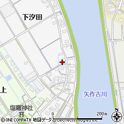 愛知県西尾市一色町松木島下汐田110周辺の地図