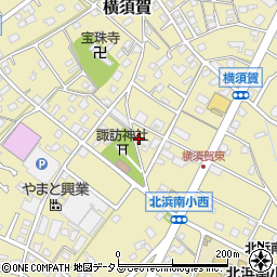 静岡県浜松市浜名区横須賀192-4周辺の地図
