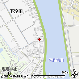 愛知県西尾市一色町松木島下汐田174周辺の地図