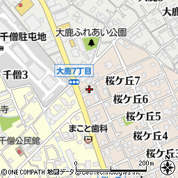 伊丹桜ケ丘郵便局周辺の地図