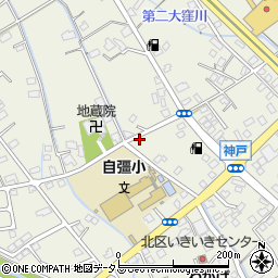静岡県榛原郡吉田町神戸1727-12周辺の地図