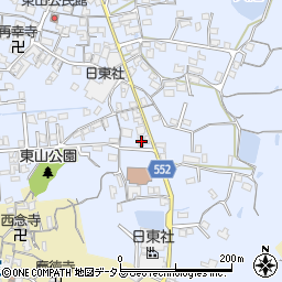 兵庫県姫路市東山550-1周辺の地図