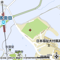 愛知県知多郡美浜町奥田中之谷周辺の地図