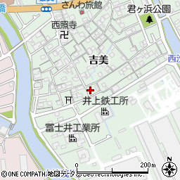兵庫県姫路市大津区吉美357周辺の地図