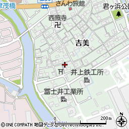 兵庫県姫路市大津区吉美706周辺の地図
