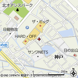 静岡県榛原郡吉田町神戸580周辺の地図