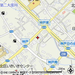 静岡県榛原郡吉田町神戸2166-3周辺の地図