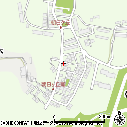 兵庫県三木市別所町朝日ケ丘1-81周辺の地図