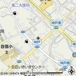 静岡県榛原郡吉田町神戸1651周辺の地図