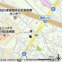 兵庫県加古川市東神吉町西井ノ口388周辺の地図