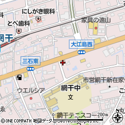 姫路網干郵便局周辺の地図