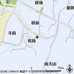 愛知県西尾市吉良町乙川蛇抜18周辺の地図