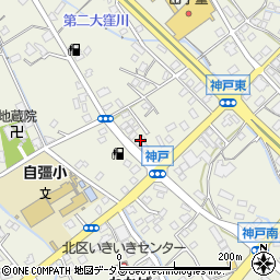 静岡県榛原郡吉田町神戸1655周辺の地図