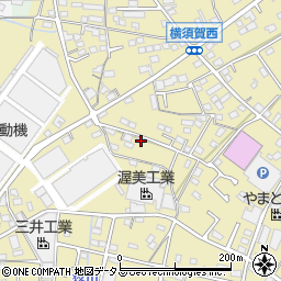 静岡県浜松市浜名区横須賀1717周辺の地図
