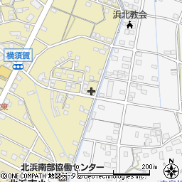 静岡県浜松市浜名区横須賀308周辺の地図