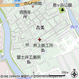 兵庫県姫路市大津区吉美355周辺の地図