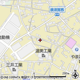 静岡県浜松市浜名区横須賀1724周辺の地図