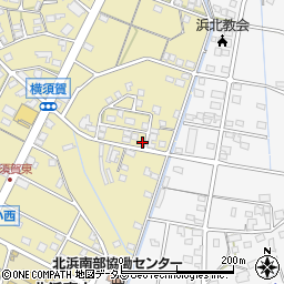 静岡県浜松市浜名区横須賀306周辺の地図