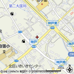 静岡県榛原郡吉田町神戸1649周辺の地図