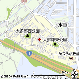 静岡県掛川市大多郎周辺の地図